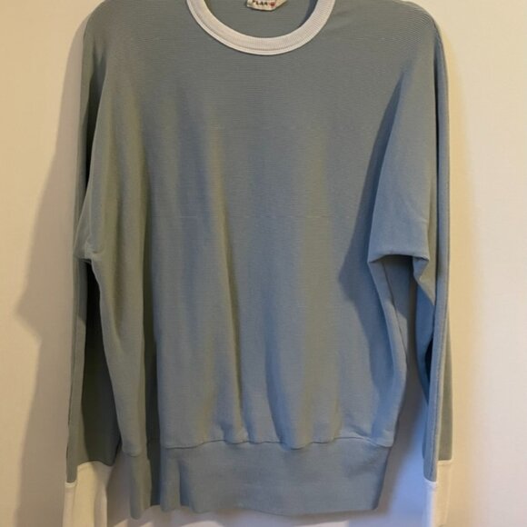 Plan B | Boutique | Long Sleeve Color Block Knit - Picture 1 of 3